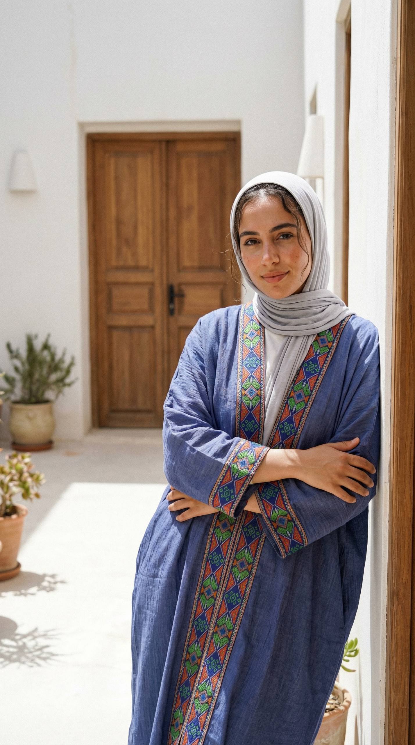 بشت كتان بوهيمي