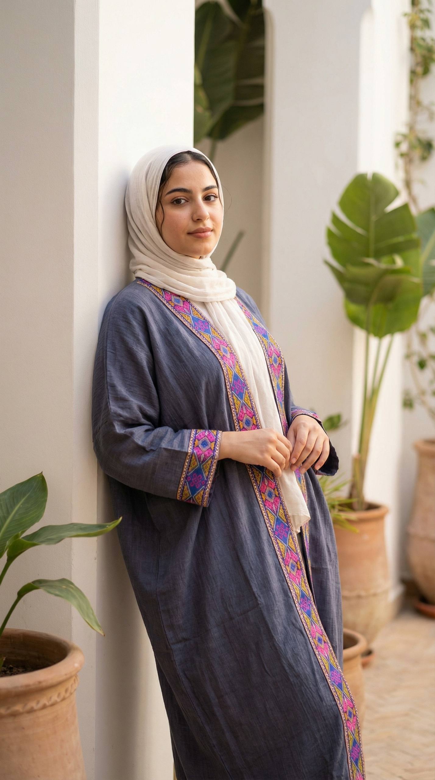 بشت كتان بوهيمي