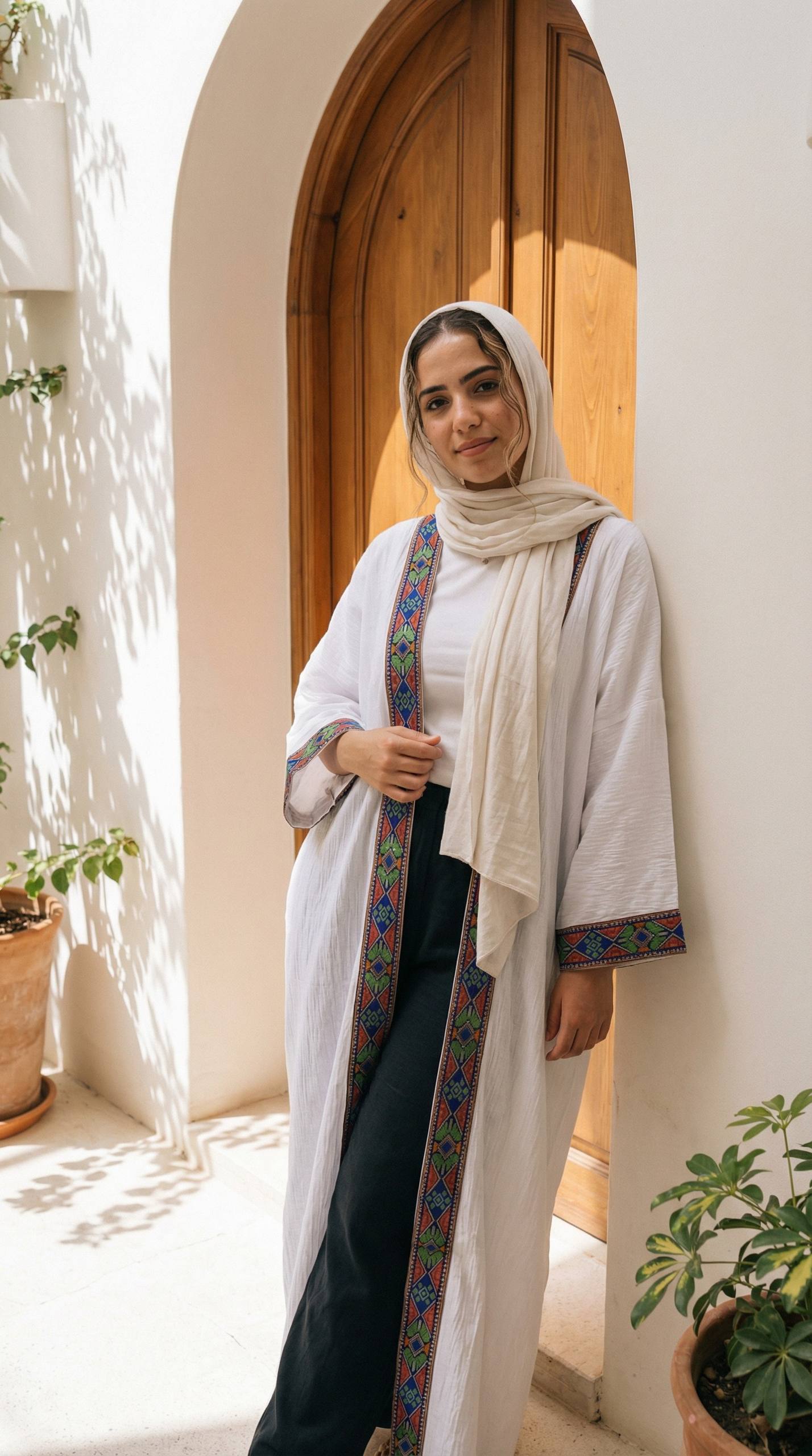 بشت كتان بوهيمي